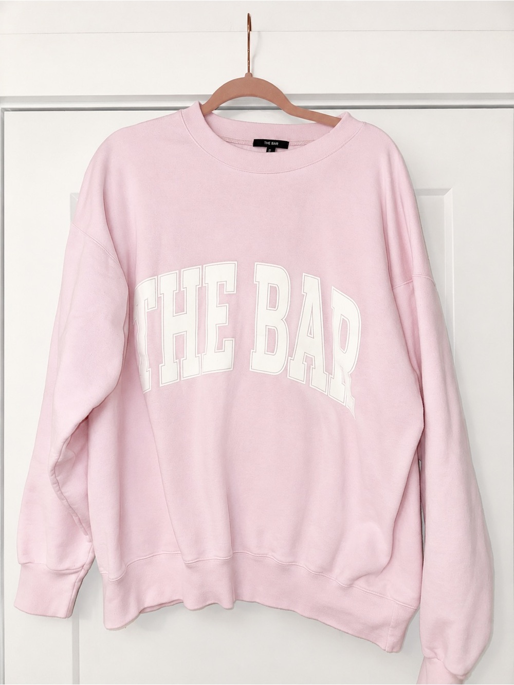The Bar Light Pink Crewneck Sweatshirt